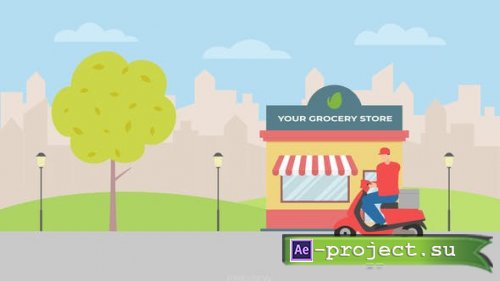 Videohive - Online Grocery Delivery - 30020132 - Project for After Effects
