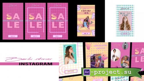 Videohive - Barbie Sale Stories Instagram - 29978678 - Project for After Effects