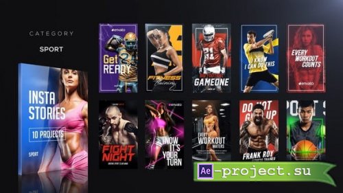 Videohive - Sport Instagram Stories - 26078534 - Project for After Effects
