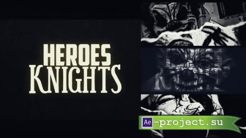 Videohive - Heroes Knights Logo Intro - 24805200 - Project for After Effects