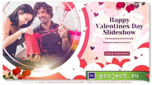 Videohive - Happy Valentines Day Slideshow - 30005316 - Project for After Effects