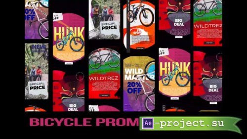 Videohive - Bicycle promo stories instagram - 29997856 - Project for After Effects