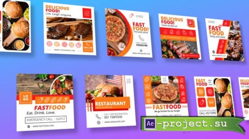 Videohive - Food Instagram Ad V33 - 30048442 - Project for After Effects