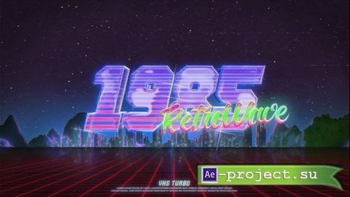 Videohive - Retro Wave Logo - 29832544 - Project for After Effects