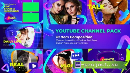 Videohive - Youtube Channel Pack - 30056928 - Project for After Effects