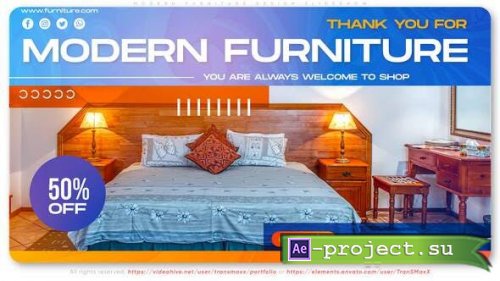 Videohive - Modern Furniture Design Slideshow - 30101129 - Project for After Effects
