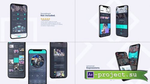 Videohive - Mobile App Promo - 24050577 - Project for After Effects