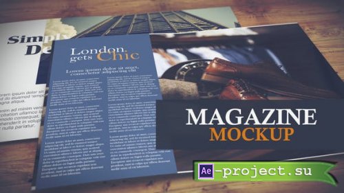Videohive - Magazine Mockup - 26306134 - Project for After Effects