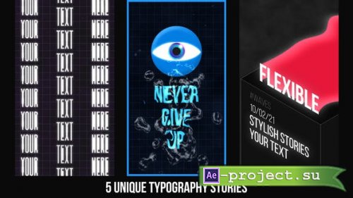 Videohive - Typography Stories - 30138639 - Project for After Effects