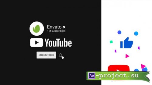 Videohive - Youtube Like Comment Subscribe - 30142520 - Project for After Effects