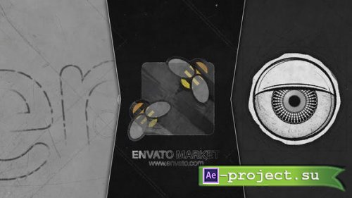 Videohive - Grunge Eye Open Logo - 25996819 - Project for After Effects