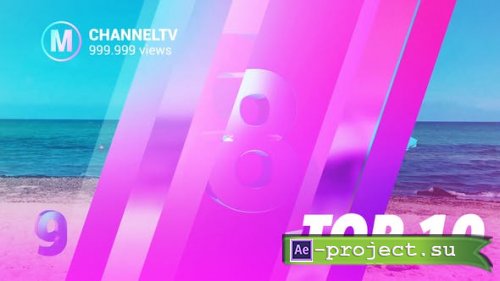 Videohive - Top 10 Youtube Slideshow - 23353410 - Project for After Effects