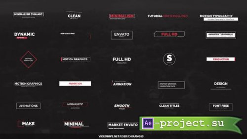 Videohive - Minimalism Dynamic - 23244585 - Project for After Effects