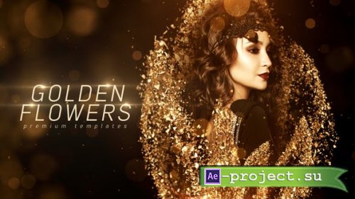 Videohive - Golden Flowers - 30240071 - Project for After Effects