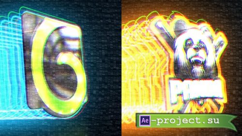 Videohive - Stroke Glitch Logo - 25568264 - Project for After Effects