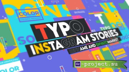 Videohive - Typographic Instagram Stories Vol 0.1 - 28897023 - Project for After Effects