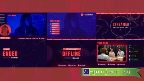 Videohive - Stream pack online - 30246167 - Project for After Effects