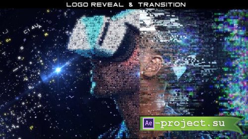 Videohive - Digital Particles (Logo and Transition) - 23755511 - Project for After Effects