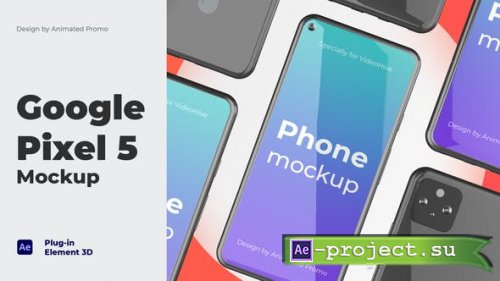 Videohive - Pixel 5 Phone App - App Promo - 30268621 - Project for After Effects