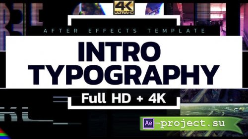 Videohive - Intro Typography - 19394192 - Project for After Effects