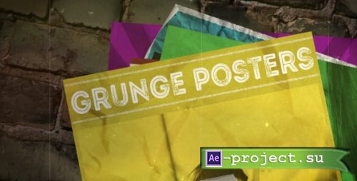 Videohive - Grunge Posters - 19399978 - Project for After Effects