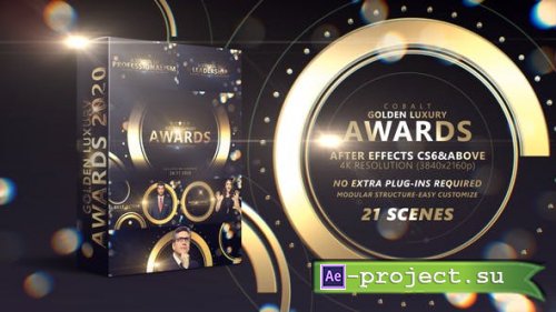 Videohive - Cobalt Golden Luxury Awards 4K - 29533719 - Project for After Effects