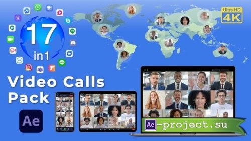Videohive - Video Calls Pack 17 in 1 - 29709461 - Project for After Effects