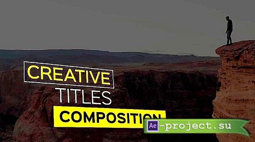 Creative Titles 864006 - Project for After Effects