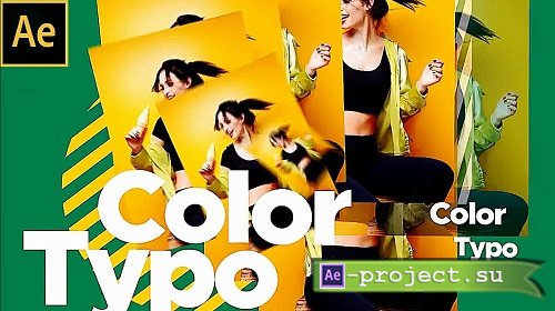 Colorful Typo Opener 880365 - Project for After Effects