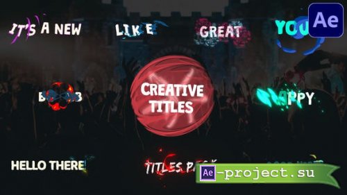 Videohive - Creative Cartoon Titles | After Effects - 30308159 - Project for After Effects