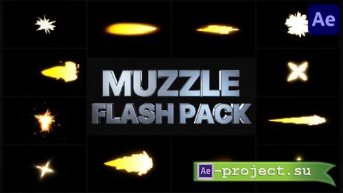 Videohive - Muzzle Flash Pack 02 | After Effects - 30300191 - Project for After Effects