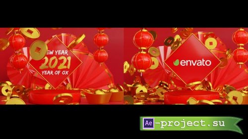 Videohive - Chinese New Year Logo Reveal 3D - 30318278 - Project for After Effects