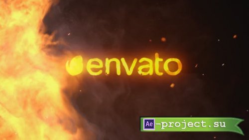 Videohive - Spinning Fire Logo Reveal - 11718280 - Project for After Effects