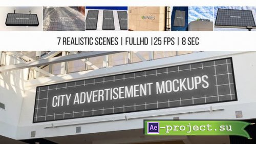 Videohive - City Advertisement Mockups - 22989962 - Project for After Effects