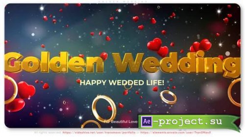 Videohive - Golden Wedding - 30333085 - Project for After Effects