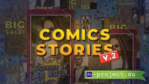 Videohive - Comics Instagram Stories v.2 - 30357582 - Project for After Effects