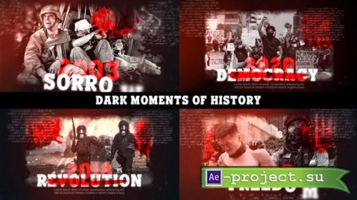 Videohive - Dark Moments of History - 30355731 - Project for After Effects