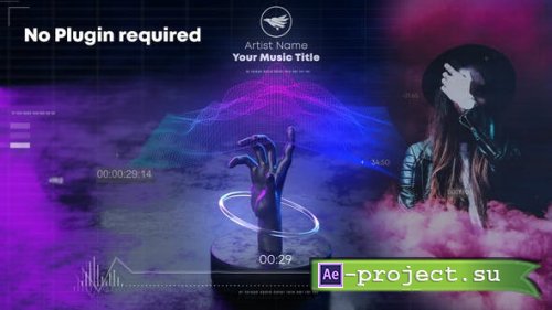 Videohive - Hand Wave Music Visualizer - 30364228 - Project for After Effects