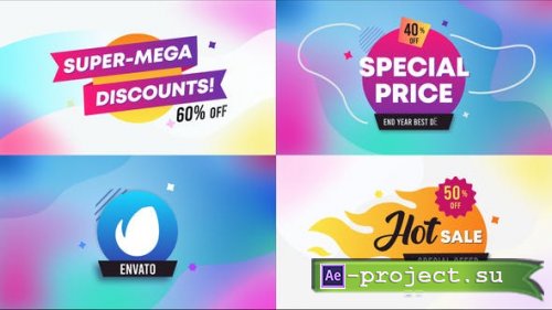 Videohive - Sales Badges And Titles || After Effects - 30376437 - Project for After Effects