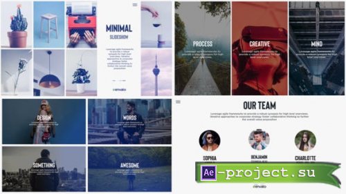 Videohive - Minimal Slideshow - 22682002 - Project for After Effects