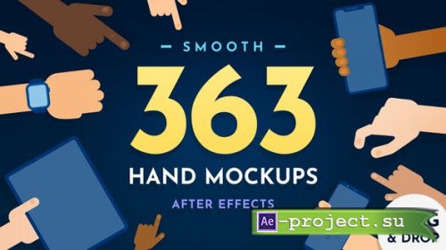 Videohive - Smooth Hand Mockups - 30017458 - Project for After Effects