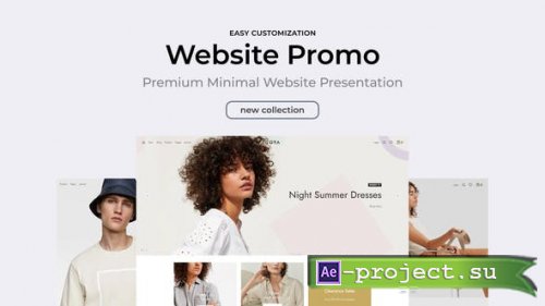 Videohive - Clean Minimal Website Promo - 30371983 - Project for After Effects