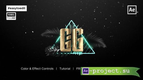 Videohive - Retro 80's Metallic Logo Reveal - 30339764 - Project for After Effects