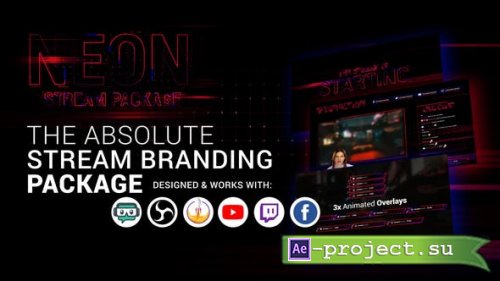 Videohive - Stream Branding Package. Stream Overlays. - 29442803 - Project for After Effects