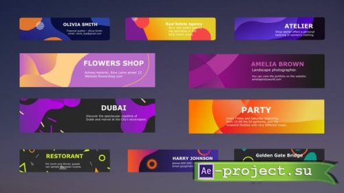 Videohive - Colorful Modern Titles || After Effects - 30409476 - Project for After Effects