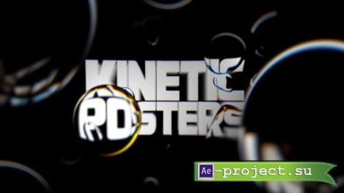 Videohive - Kinetic Posters - 30128376  - After Effects Project & Presets
