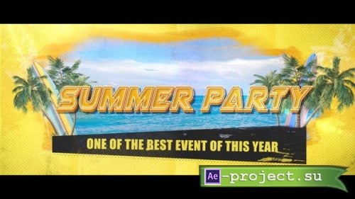 Videohive - Summer/Beach Tropical Party - 24045727 - Project for After Effects