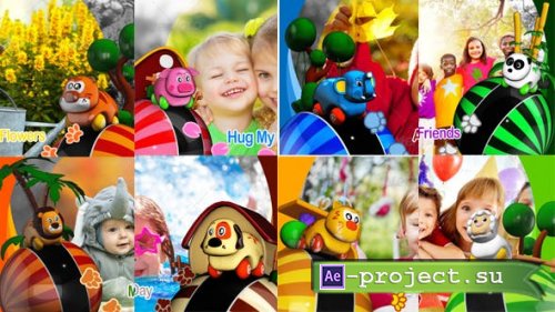 Videohive - Animal Toys Slideshow - 14391927 - Project for After Effects