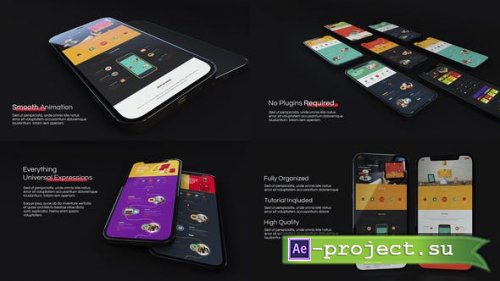 Videohive - Black Room | App Presentation | Phone 12 - 29554973 - Project for After Effects