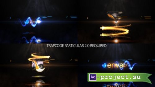 Videohive - Glowing Particals Logo Reveal 28 - 20814371 - Project for After Effects